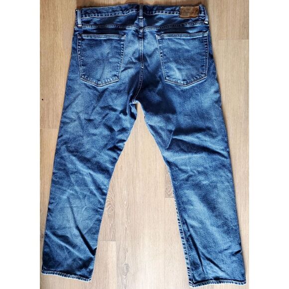 VTG Jeans Polo Ralph Lauren The Classic 36x30 Button & Zip Medium Wash Denim - Picture 5 of 11